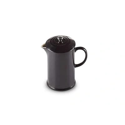 Immagine di Le Creuset Coffee Press in gres vetrificato con Pressa Acciaio Inox, 1 L, Nero Lucido, 91028200140000