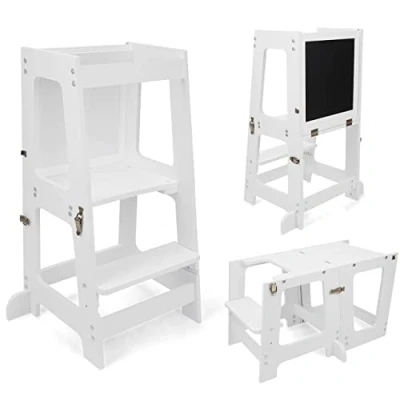 Immagine di 509 Crew Prema 3 in 1 Set di sedie da studio per bambini, colore: Bianco
