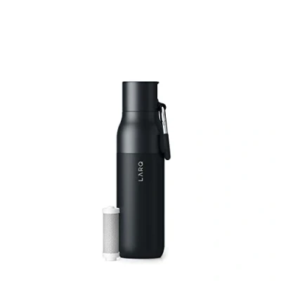 Immagine di LARQ Bottle Filtered Acciaio inossidabile isolato Bottiglia per l’acqua Senza BPA con tecnologia Nano Zero e filtri a lunga durata, 740ml, Obsidian Black