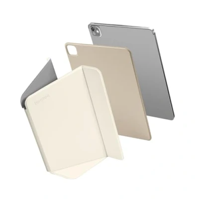 Immagine di tomtoc Smart Folio Cover per iPad Pro 11 Pollici 2024 M4 OLED, Custodia Protettiva Rimovibile e Sottile con 4 Modalità di Utilizzo Materiale in Fibra vetro Ultraleggero,Cover Magnetica Pencil