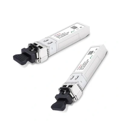 Immagine di GIQITCK 2Pack 10GBase SR SFP+ Transceiver, 10G Modulo Multimodale 850nm 300m DDM, LC per Cisco SFP SR, Ubiquiti UF MM 10G, MA 10GB SR,Netgear, Mikrotik, Supermicro, Linksys