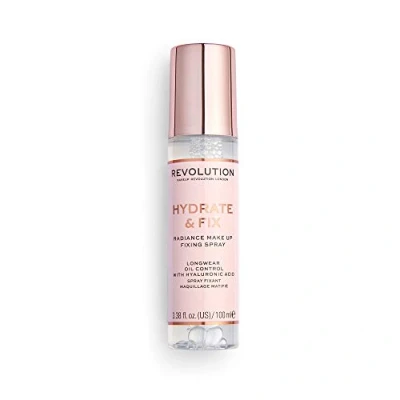 Immagine di Makeup Revolution Hydrate &amp; FIX Fixing Spray e polveri fissanti, Donna, Taglia: 100 ml,
