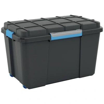 Immagine di KIS 241508 Scatola di immagazzinaggio Scubba impilabile (L x A P) 735 460 445 mm Grigio Blu, Nero 1 pz.