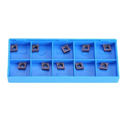 Immagine di inserti per in metallo duro CNC FTVOGUE, CCMT060204 Tornio tornitura VP15T con scatola 10 pezzi