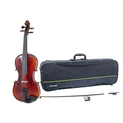 Immagine di GEWA Violino Serie Ideale VL 2 4/4 pronto da giocare, con custodia per violino, arco in carbonio, corde Larsen Aurora, versione mancini