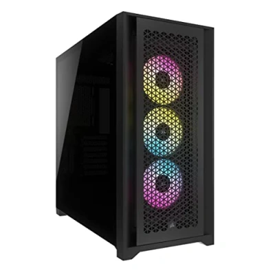 Immagine di Corsair iCUE 5000D RGB Airflow Midi Tower PC Case Nero