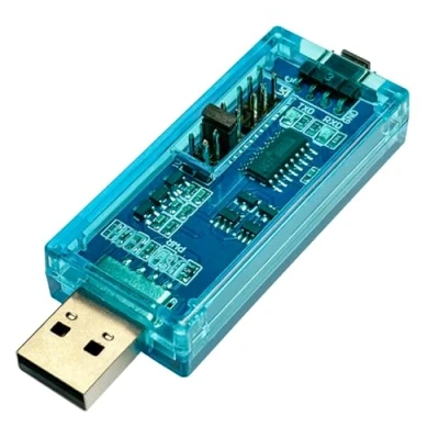 Immagine di DSD TECH SH U07A Adattatore da USB a TTL con Chip CH340C Supporta il Livello Logico 5V 3,3V 2,5V 1,8V