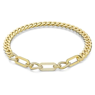 Immagine di Swarovski DEXTERA, STATEMENT, Mixed Links Collana, Taglia: Small, White