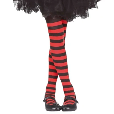 Immagine di Collant a Righe Nere e Rosse Bambini