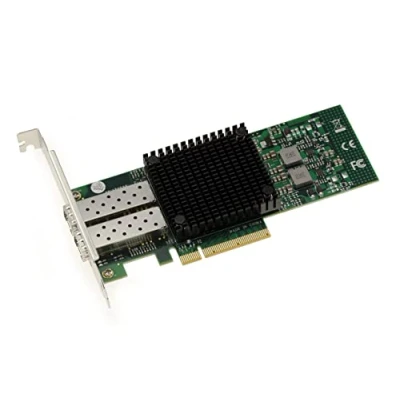 Immagine di KALEA INFORMATIQUE scheda controller LAN PCIe a 2 porte con fibra SFP+ e chipset MELLANOX X 3 di rete Ethernet 10GbE