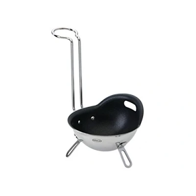 Immagine di Rösle Eier Pochierer Coppette per Uova, Acciaio Inox 18/10, Argento/Nero