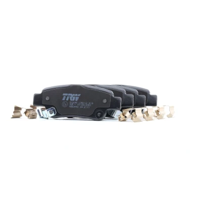 Immagine di TRW COTEC GDB3446 Kit pastiglie freno con segnalatore acustico usura bulloni pinza accessori HONDA: CR V 3, 4
