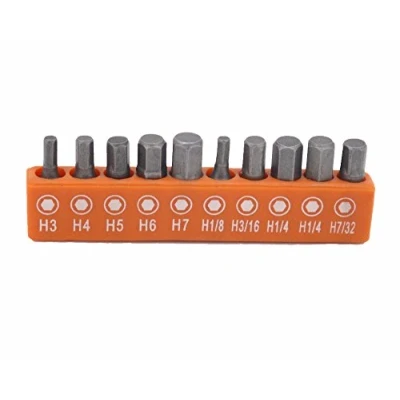 Immagine di 10 pz bit di potere set cacciavite 25mm elettrico Hex H3 H4 H5 H6 H7 H1/18 H3/16 H1/4 H1/8 H7/32