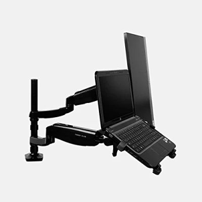 Immagine di supporto girevole e regolabile da scrivania per Monitor del computer, braccio di con staffa Laptop &amp;