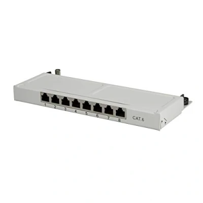 Immagine di LogiLink NP0077 Patch panel 483 mm (19) CAT 6 0.5 U Nero
