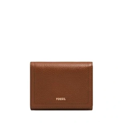 Immagine di Fossil Logan, Portafoglio Tri Fold Donna, Marrone, s