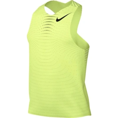 Immagine di Nike Performance Singlet Top, Uomo, Taglia: XXL, Light lemon/twist black