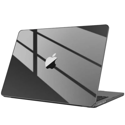 Immagine di FINTIE Custodia Compatibile con MacBook Pro 14&quot; (2024 2021) M4 M3 M2 M1 Pro/Max Ultra Trasparente Sottile Cover Rigid Protettivo Case, Nero
