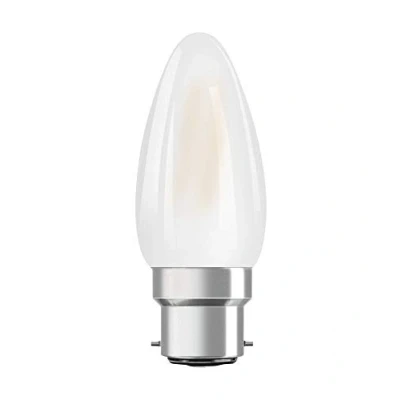 Immagine di Osram Retrofit CLASSIC B Dim Lampadina LED, Attacco: E14, Bianca Calda, 2700 K, 4 W, Equivalenti a 40 LED BW, Opaco, Taglia Unica
