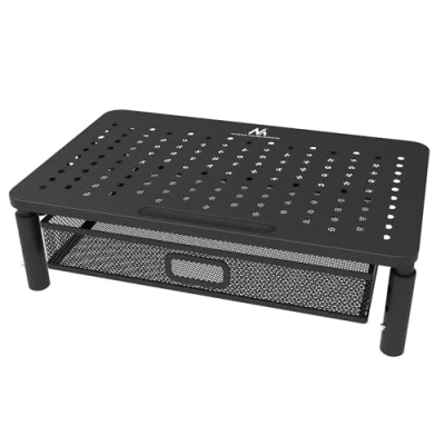 Immagine di Maclean MC 947 Supporto per monitor computer portatile con cassetto regolabile