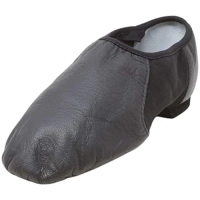 Immagine di Bloch Neo Flex Slip On Pelle Jazz Scarpe Neoprene Split Suola con Eva Avampiede e Battitallo, Alta Durata, vestibilità Superiore, Flessibilità, Step Dancing, Nero, 40 EU Stretta