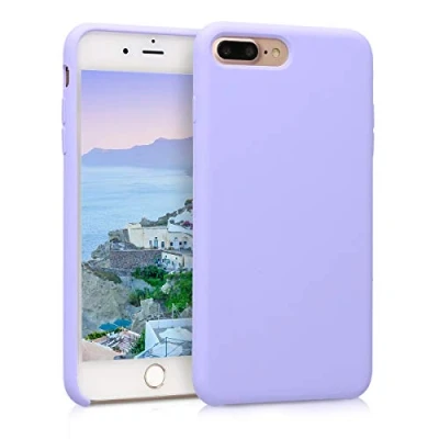 Immagine di kwmobile Cover per Apple iPhone 7 Plus/iPhone 8 Plus Custodia Back Case Smartphone in Silicone TPU Protezione Gommata lavanda