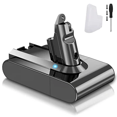 Immagine di AIMAX 4600mAh V6 Batteria Ricambio per Dyson Fluffy Slim DC62 DC58 DC59 DC61 DC72 DC74 SV03 SV04 SV05 SV06 SV07 SV09 Animal Absolute Aspirapolvere, 21.6V Batterie Accessori