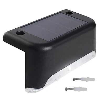 Immagine di Maclean MCE319 lampada solare per Patio Giardino Illuminazione recinzioni esterne, luce scale LED, giardino, IP44, 4000K, Ni MH 100 mAh, sensore crepuscolare (1x pezzo)