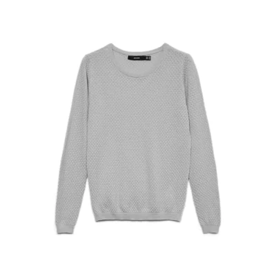 Immagine di Vero Moda Vmcare Structure LS Oneck GA NOOS Maglione, Donna, Taglia: XS, Light grey melange
