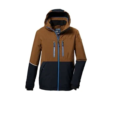 Immagine di killtec Bambini e ragazzi Giacca da sci/giacca funzionale con cappuccio paraneve KSW 388 BYS SKI JCKT, dunkelnavy, 176, 42114 000