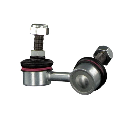 Immagine di FEBI BILSTEIN 41176 Bielletta barra stabilizzatrice Assale anteriore Sx 55 M10 x 1,25 con dado autobloccante Acciaio argento