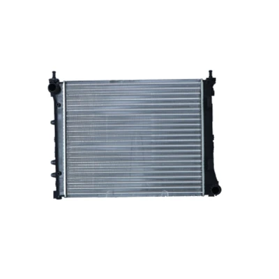Immagine di NRF 53527A Radiatore motore Alluminio 480 395 27 Alette di raffreddamento montate meccanicamente FIAT: 500 Hatchback, Panda III Hatchback
