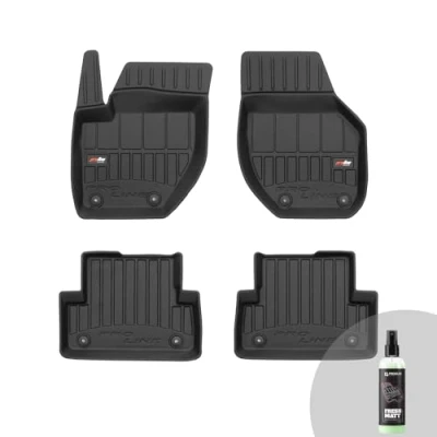 Immagine di FROGUM ProLine 3D Set Esclusivo di tappetini auto per Volvo V40 II 2012 2019 Materiale TPE durevole Bordini più alti
