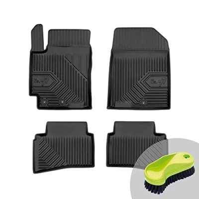Immagine di FROGUM No.77 Set di tappetini perfettamente su misura per Kia Rio IV 2017 2020, Stonic dal Materiale TPE durevole
