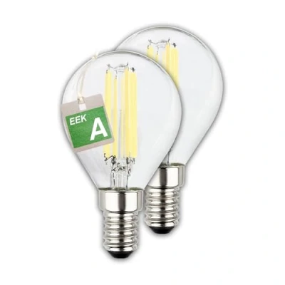 Immagine di Briloner Lampadina LED A goccia E14 2,5W chiara 3000K 525lm EEC 2er