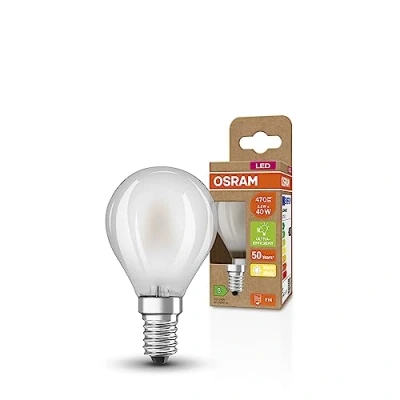 Immagine di OSRAM 4099854066436 LED (monocolore) ERP B (A G) E14 Globe (mini) 2.5 W = 40 Bianco caldo (Ø x A) 45 mm 1 pz.