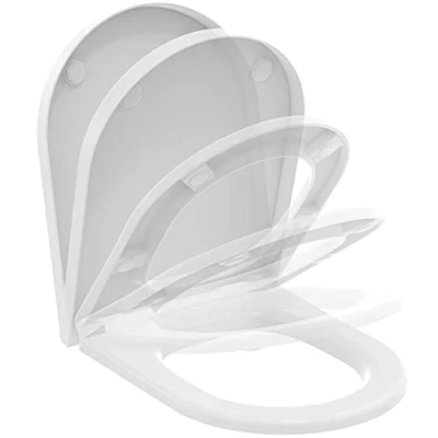 Immagine di Ideal Standard Blend Curve, Copriwater dedicato serie Copriwc avvolgente con chiusura rallentata, T3760V1, Bianco Seta