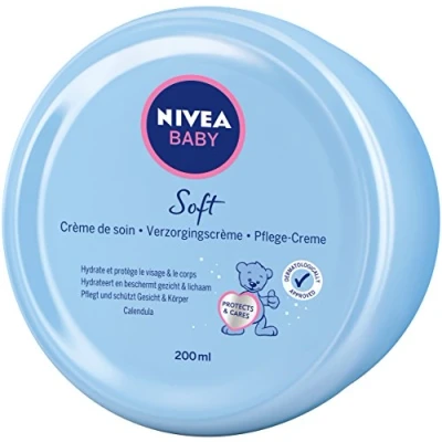 Immagine di Nivea Baby Soft Crema, confezione da 3 (3 x 200 ml)
