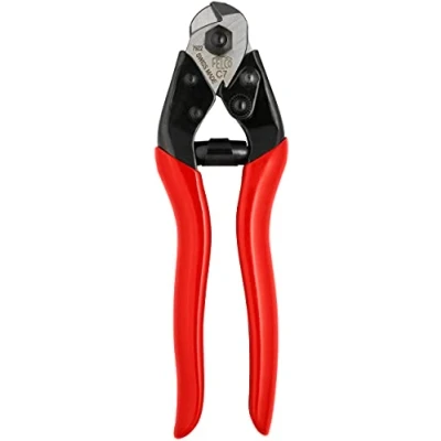 Immagine di FELCO C7 cesoia per cavi a una mano (taglio ø 7 mm, cavi, lama + bullone in acciaio di qualità, manici con rivestimento plastica)