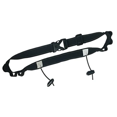 Immagine di Cintura per numero corse/Triathlon con elastico, senza lacci, nera, BELT ONLY
