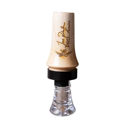 Immagine di Duck Commander Jase Robertson PRO Series Call Facile da soffiare, Doppia Canna in Legno D&#039;Anatra for Hunting Accessories Acero