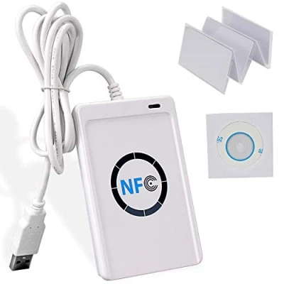 Immagine di KDL NFC Smart ACR122U Lettore di schede RFID IC 13,56MHz con cavo USB + software SDK 5pcs M1 S50 White Cards ISO14443 A/B