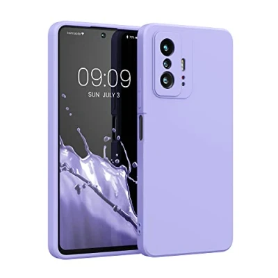 Immagine di kwmobile Custodia Compatibile con Xiaomi 11T / Pro Cover Back Case per Smartphone in Silicone TPU Protezione Gommata lavanda