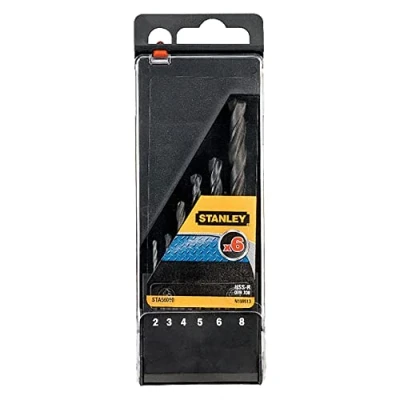 Immagine di STANLEY ‎STA56010 QZ Cassetta con 6 punte HSS R per metallo pezzi: