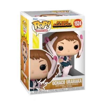 Immagine di Funko Pop! Animation: My Hero Academia (MHA) 2 Ochaco Uraraka 1/6 Odds For Rare Chase Variant Metallic Figura in Vinile da Collezione Idea Regalo Merchandising Ufficiale