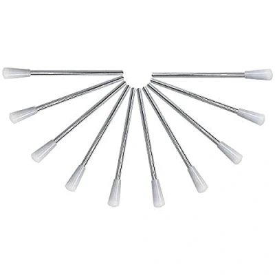 Immagine di A Star Fruste triangolari in metallo con impugnatura gomma Lunghezza 12 cm Confezione da 10