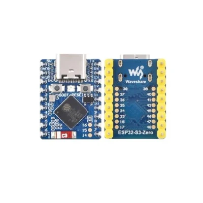 Immagine di Waveshare ESP32 S3 Mini Scheda di Sviluppo con Intestazione Pre saldata, Basata sul S3FH4R2 Processore Dual Core, 240MHz Frequenza Funzionamento, Supporto 2.4GHz Wi Fi e Bluetooth 5