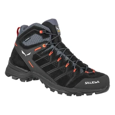 Immagine di Salewa MS ALP MATE MID WP Stivaletti stringati, Uomo, Taglia: 44, Black out fluo orange Pelle