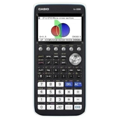 Immagine di Casio Fx Cg50 Calcolatrice Grafica Senza Cas Con Display A 65.000 Colori, Nero/Bianco, ‎A4, 20.6 x 89.5 188.5 mm