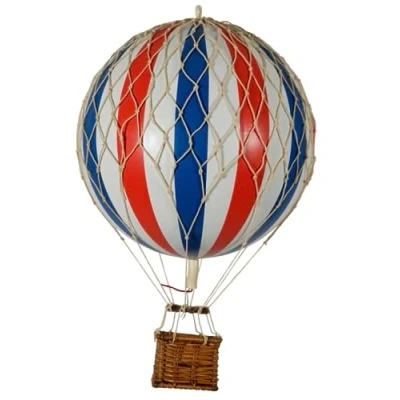 Immagine di Selezione Cartoleria Varzi Dal 1956 MONGOLFIERA AUTHENTIC MODELS DIAMETRO 18 ROSSO BIANCO BLU ART